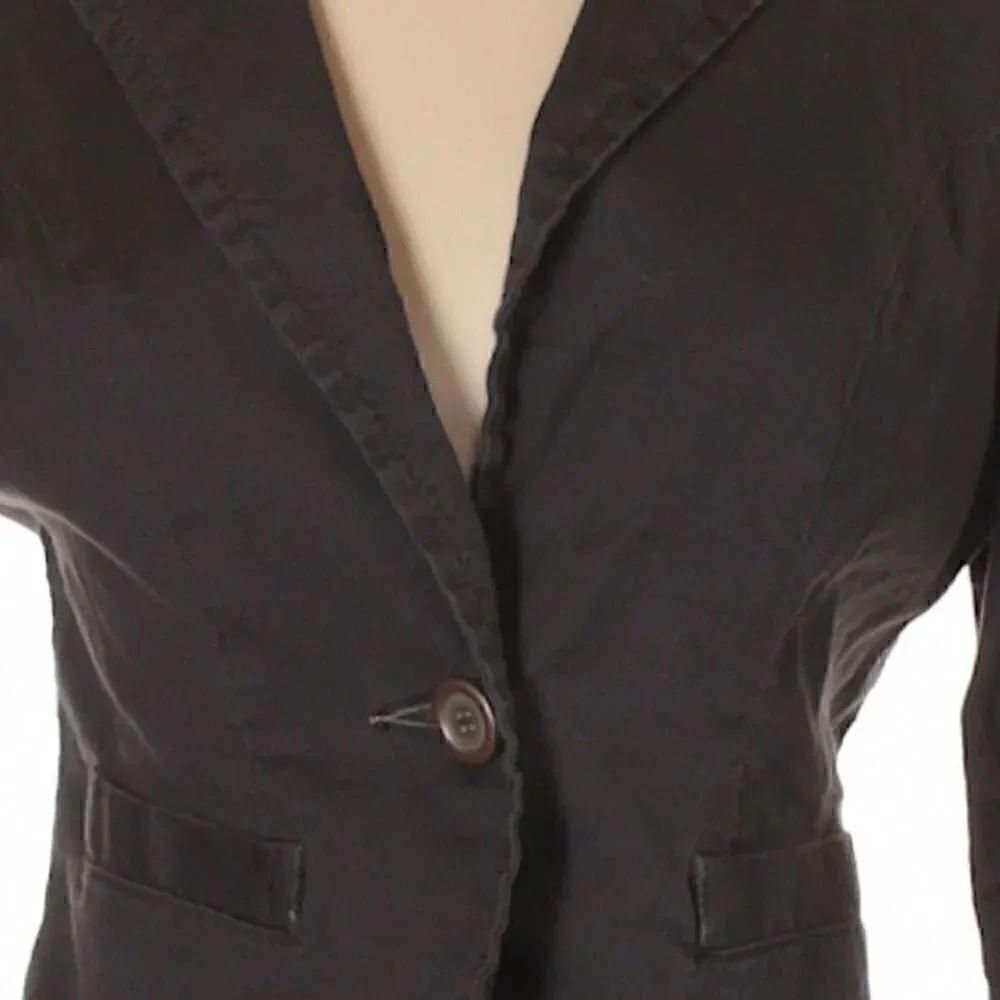 ANTHROPOLOGIE Level 99 Linen Grey Jacket - Picture 4 of 8